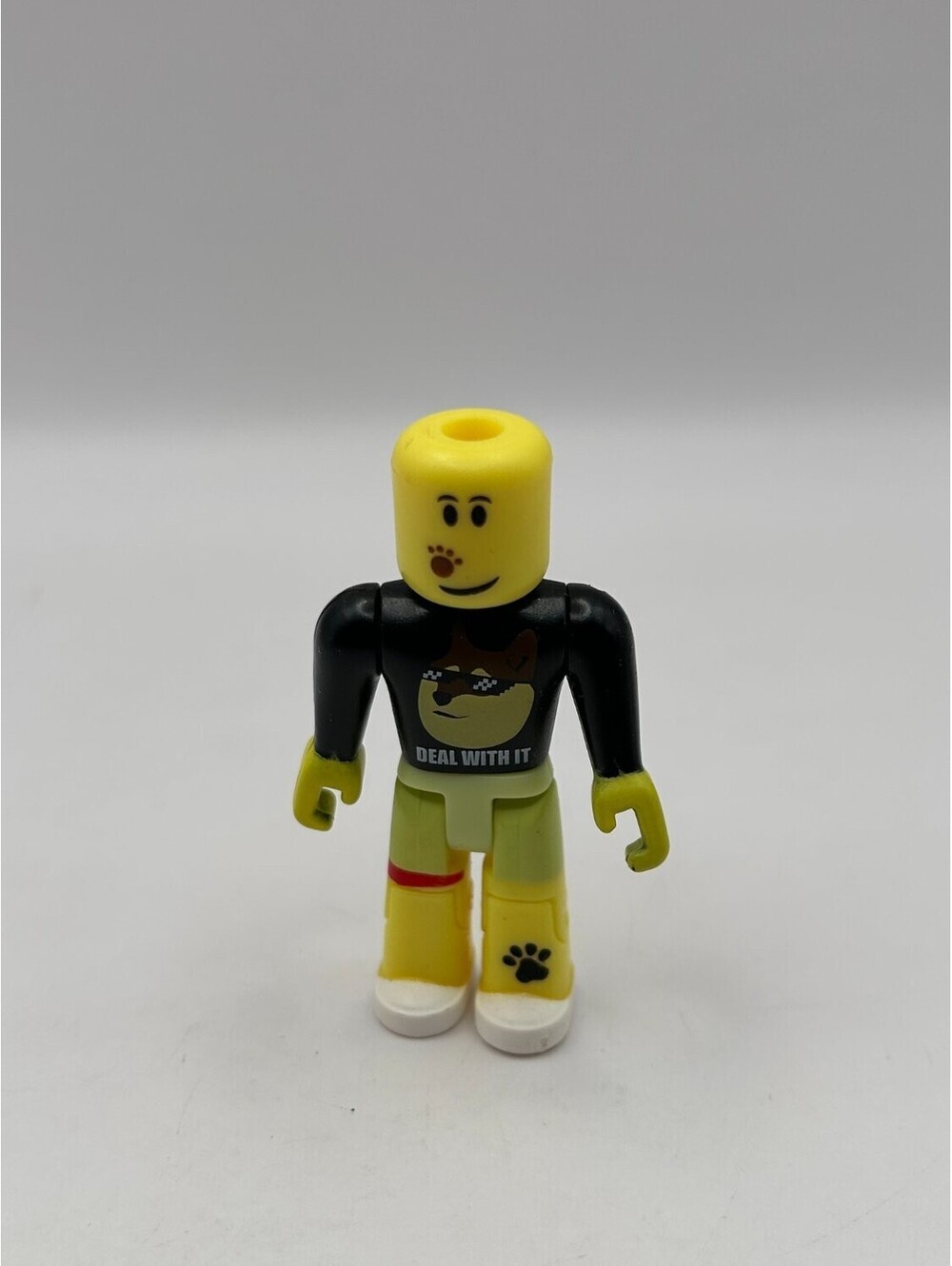 Roblox Jazwares Mini Figures Lot of 2 Doge Deal With It & Sunglasses Damaged